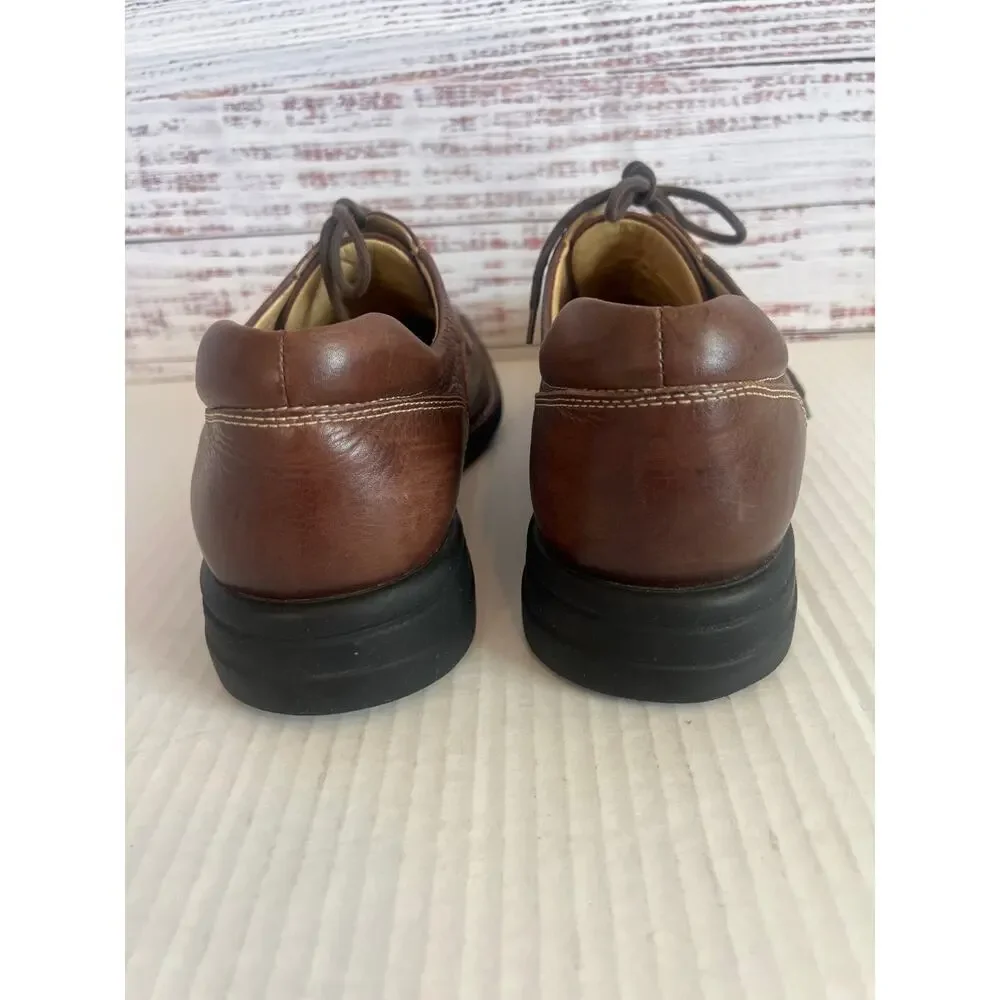 Johnston & Murphy Men's Shuler Bicycle Oxfords dark brown size 11